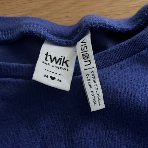 Blue Long Sleeve Women's Top twix Simon’s size medium - Picture 2 of 5